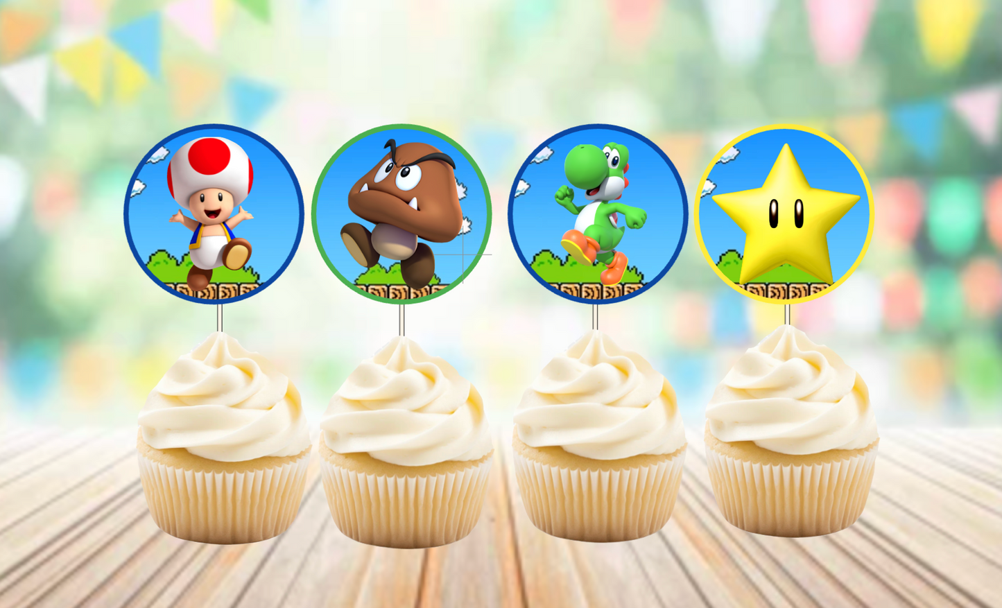 Cupcake topper Themed